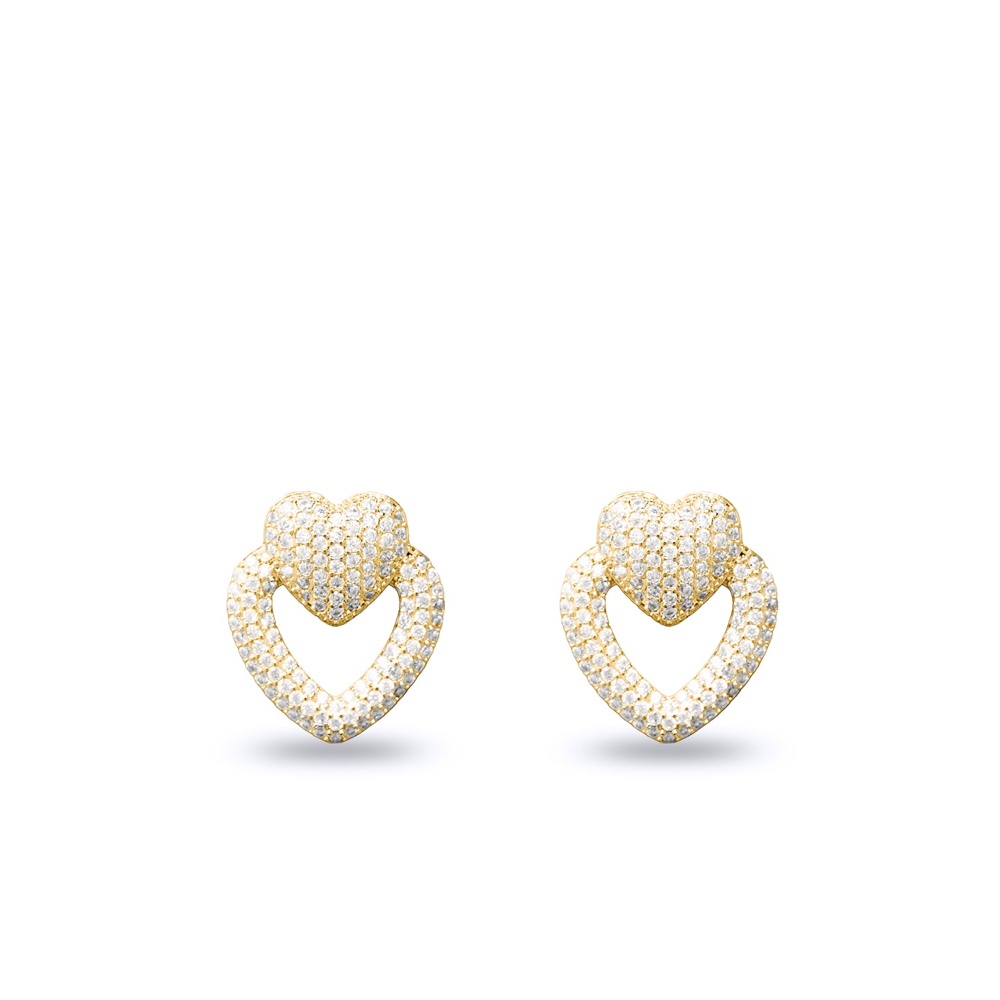 Hearts Stud Earrings