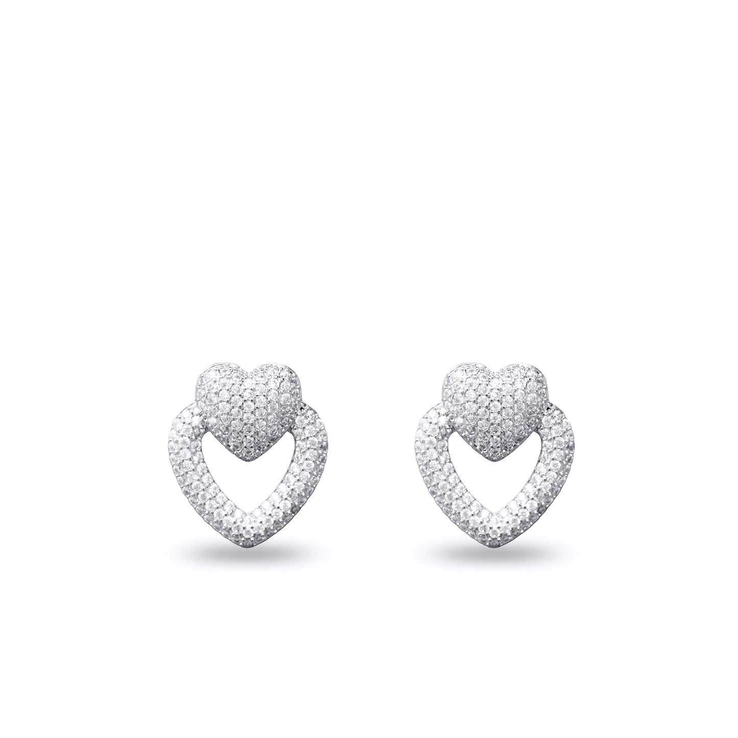 Hearts Stud Earrings