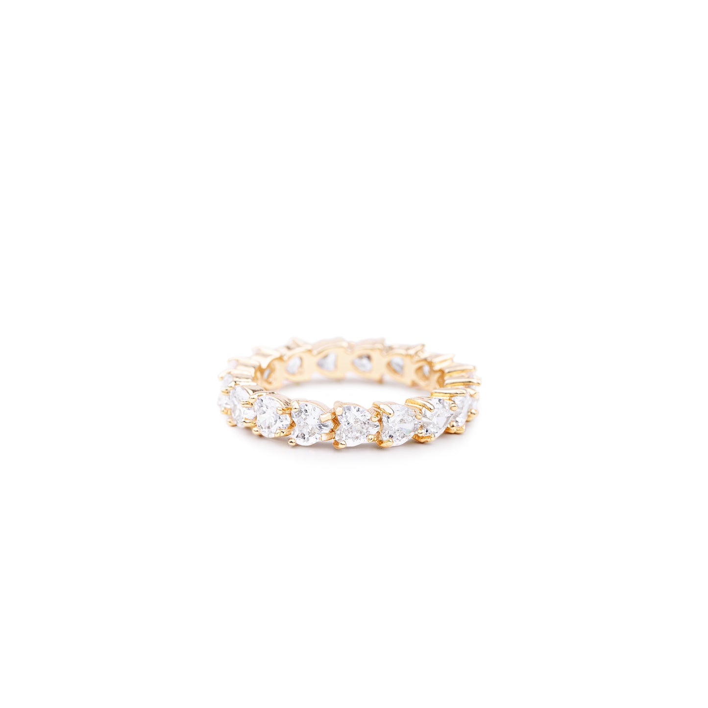 Heart Band Eternity Ring