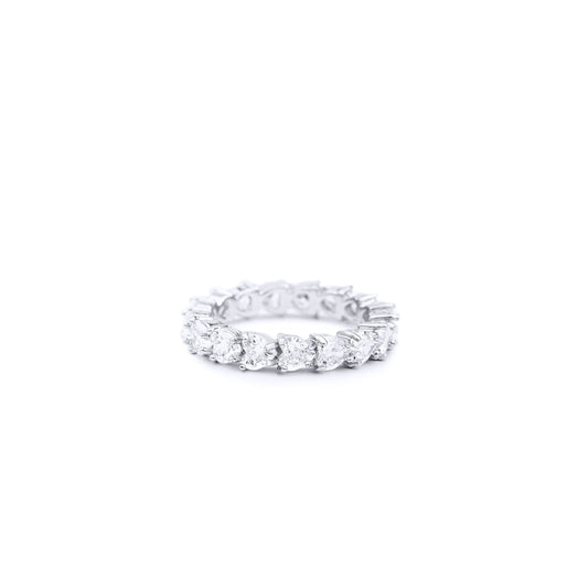 Heart Band Eternity Ring